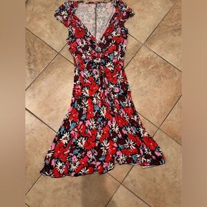 Floral V-Neck Dress